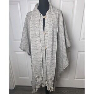 Textiles‎ Poncho Adult One Size Woven Serape Blanket 100% Wool (100%Lana) MEXICO
